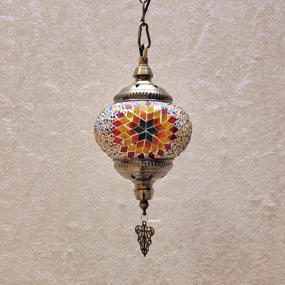 Lámpara Colgante de Mosaico Turco