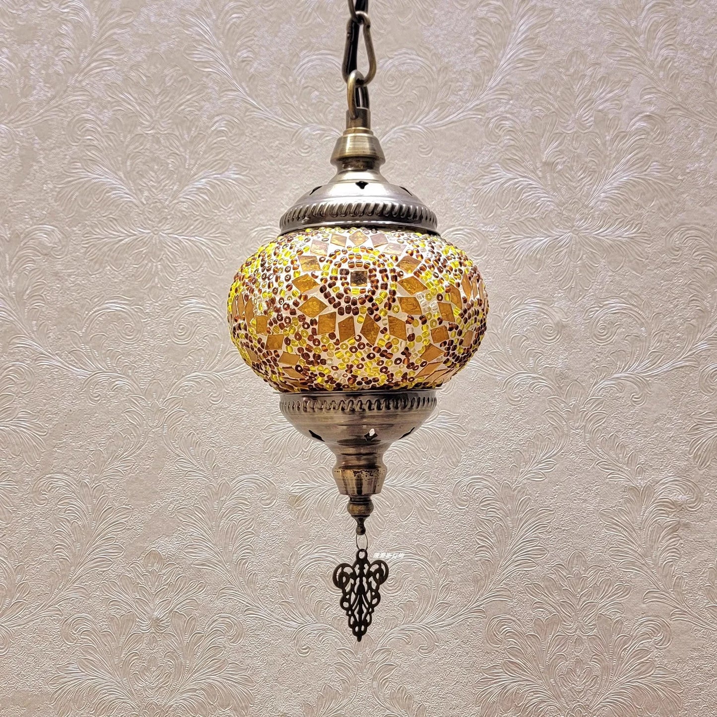 Lámpara Colgante de Mosaico Turco