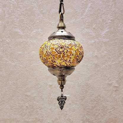 Lámpara Colgante de Mosaico Turco