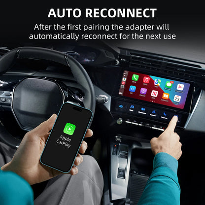 Adaptador Inalámbrico CarPlay y Android Auto 2 en 1