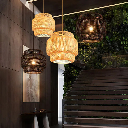 Antorcha Solar de Bambú Premium