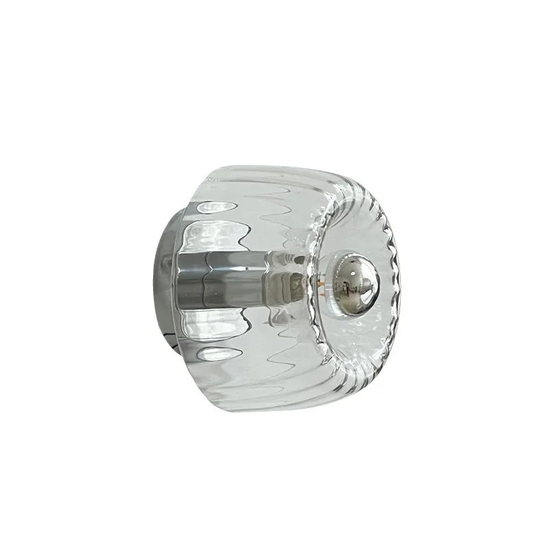 Aplique de Pared de Cristal Retro