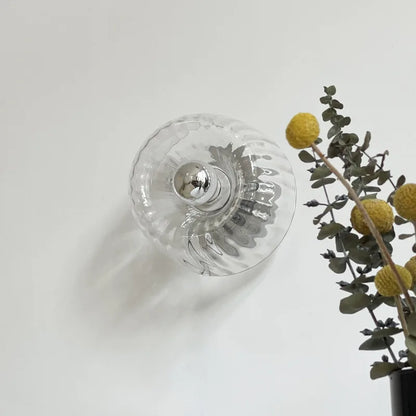 Aplique de Pared de Cristal Retro