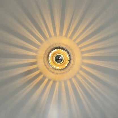 Aplique de Pared de Cristal Retro