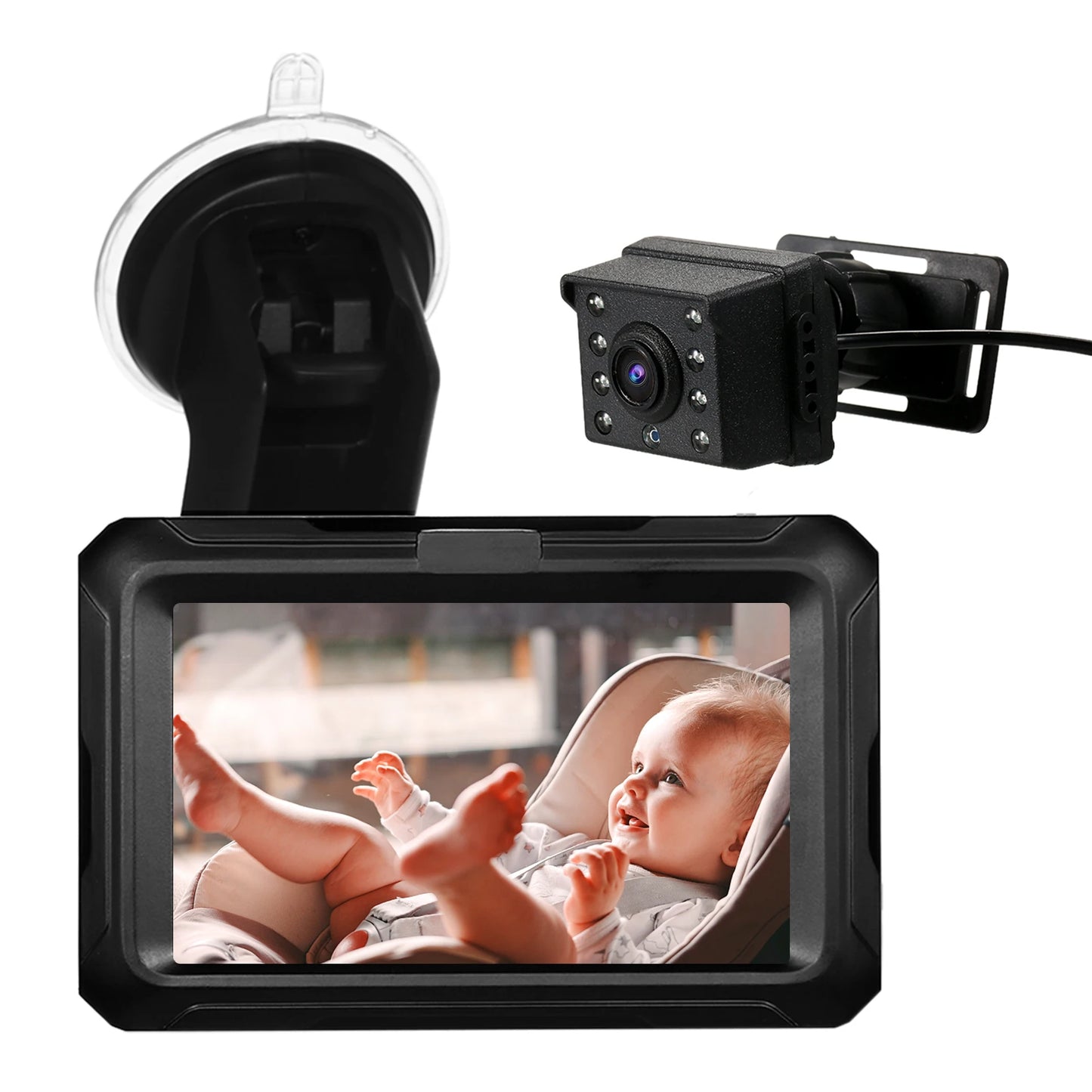 Monitor de Coche para Bebés con Visión Nocturna