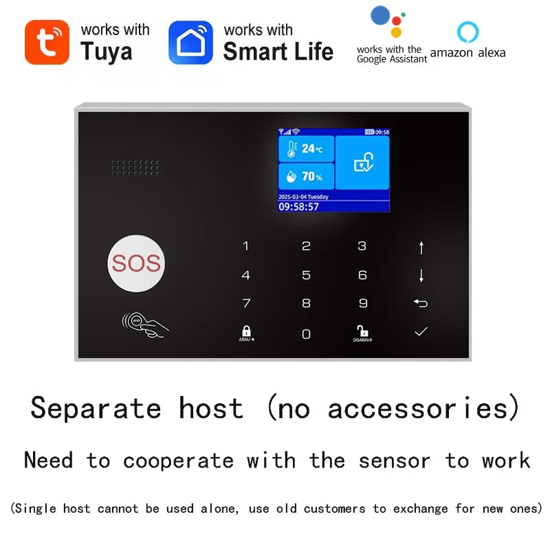 Sistema de Alarma Inteligente Wi-Fi + GSM para el Hogar
