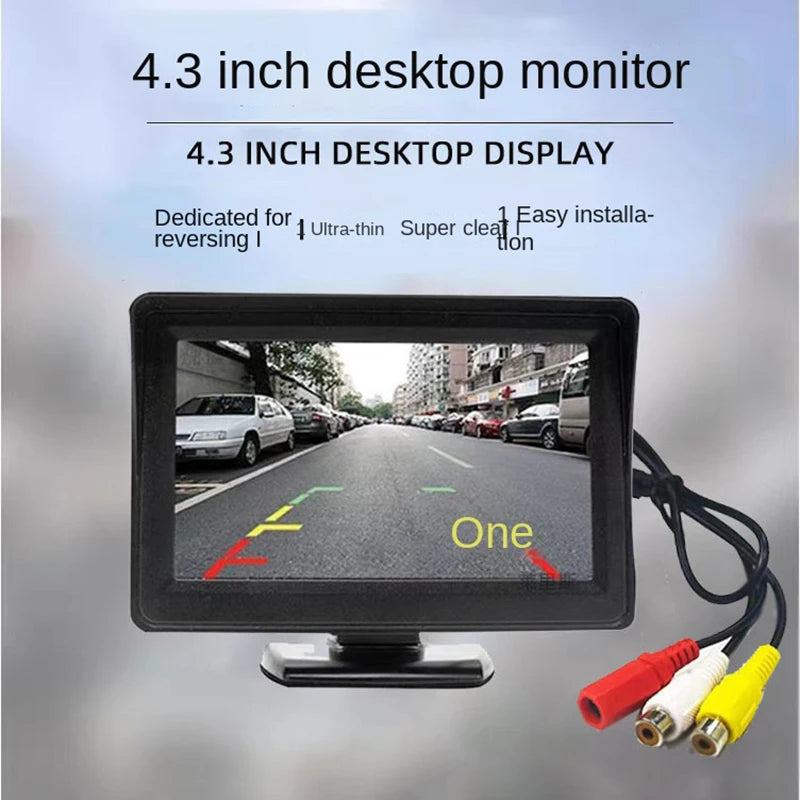 Monitor de Coche Plegable de 4.3" para Marcha Atrás