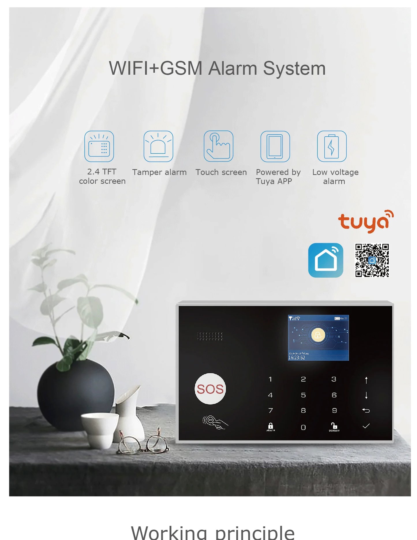 Sistema de Alarma Inteligente Wi-Fi + GSM para el Hogar