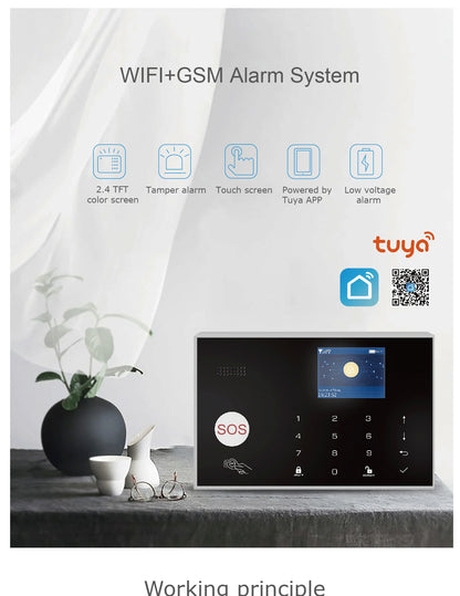 Sistema de Alarma Inteligente Wi-Fi + GSM para el Hogar