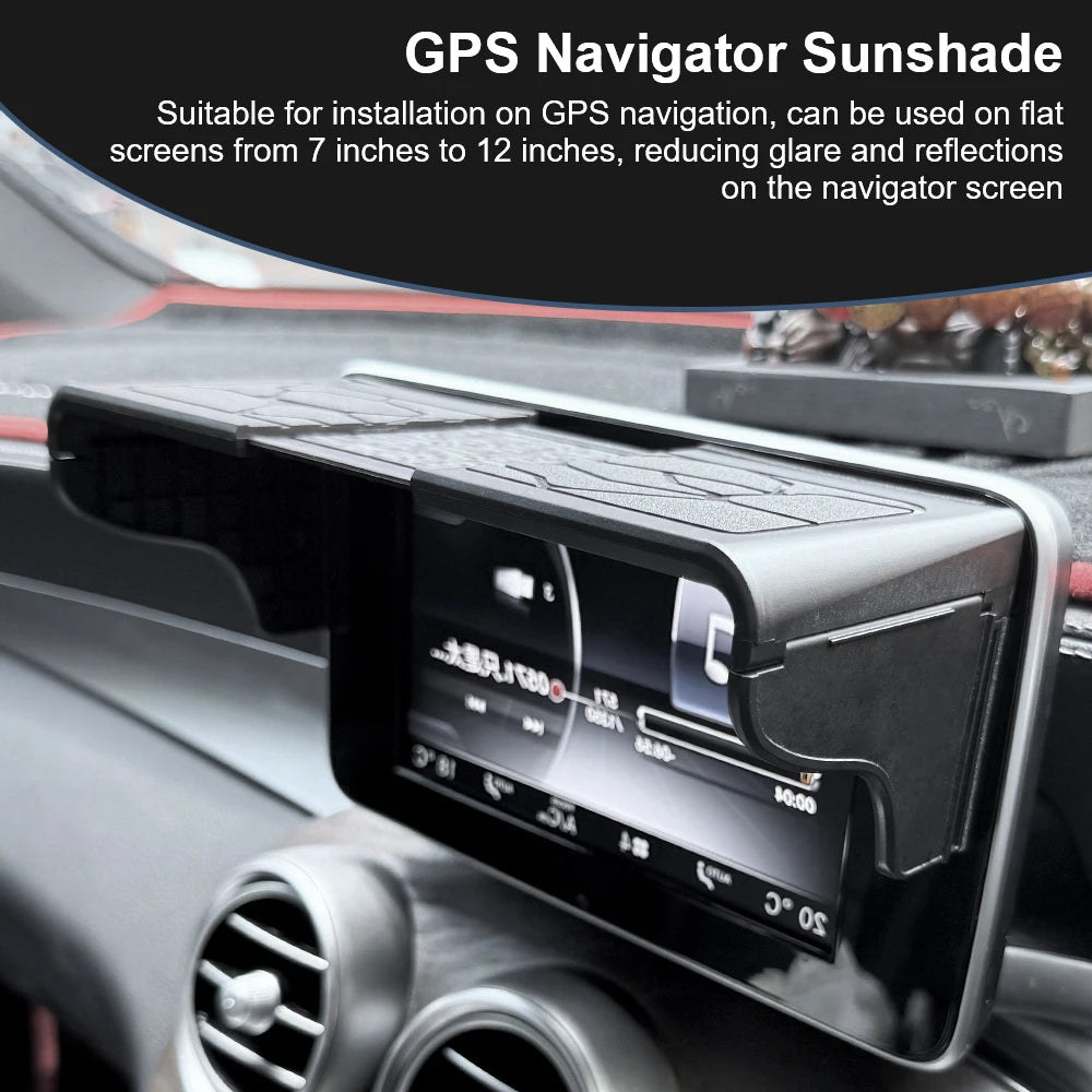 Visera Antirreflejos Universal para Pantalla de Coche