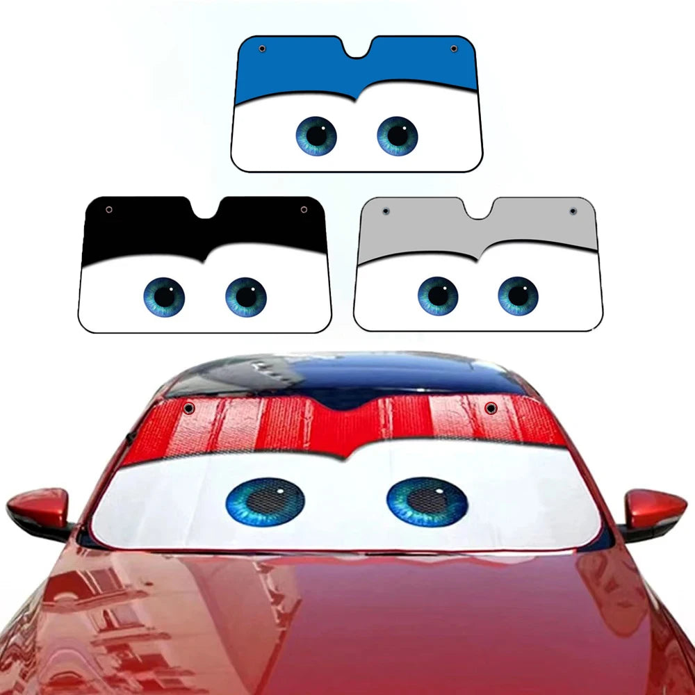 Parasol de Ojos para Parabrisas de Coche