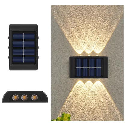 Aplique Solar LED para Pared Exterior