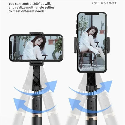 Estabilizador Gimbal Portátil con Trípode y Bluetooth