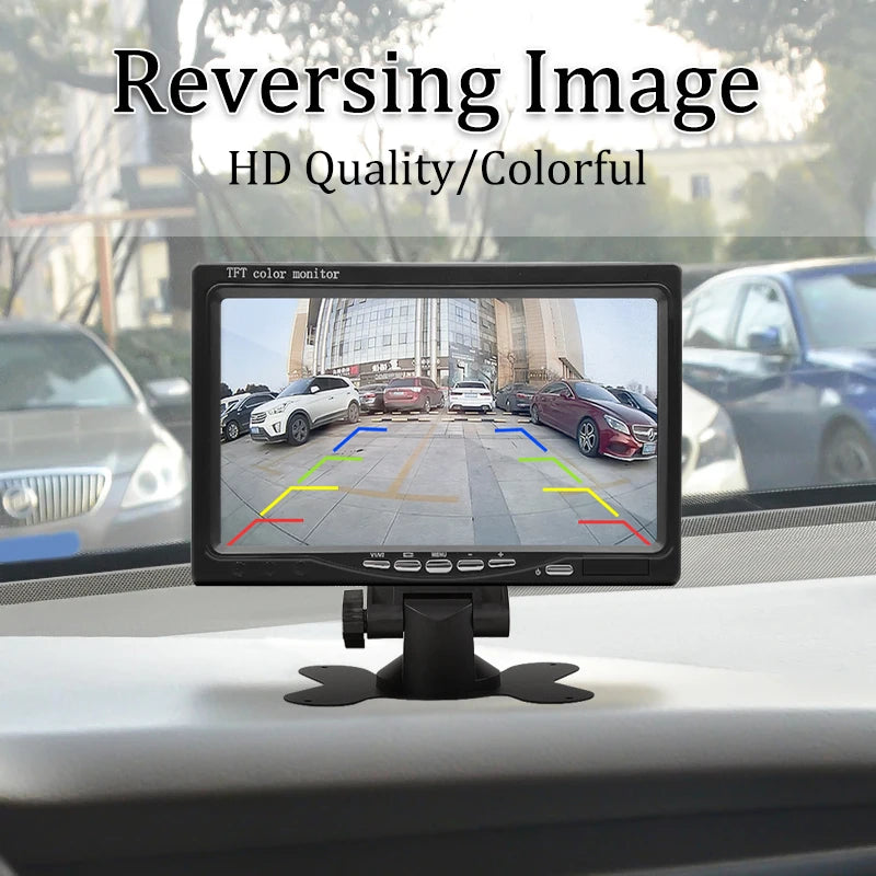 Monitor de Coche HD de 7" para Marcha Atrás