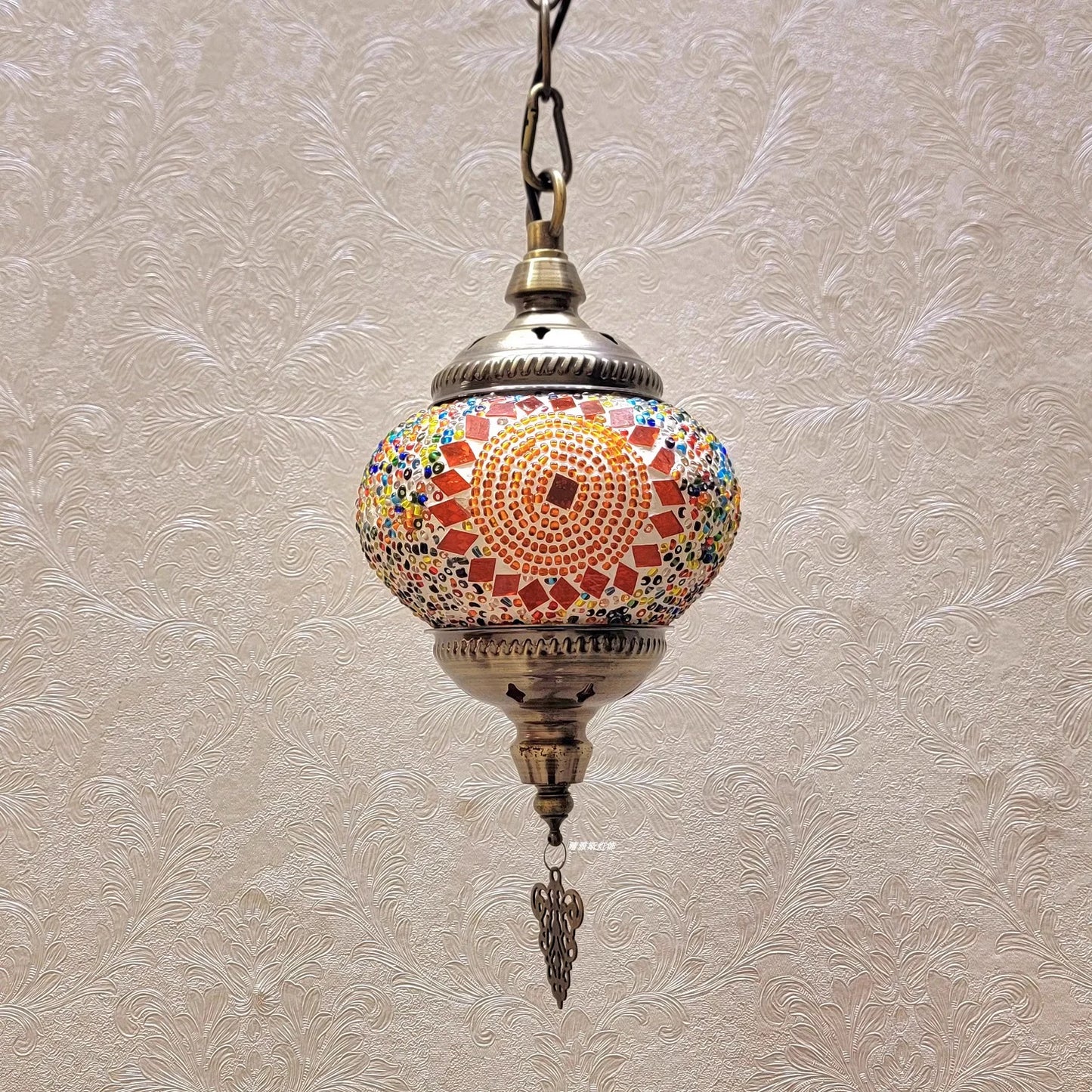 Lámpara Colgante de Mosaico Turco