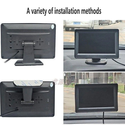 Monitor de Coche Plegable de 4.3" para Marcha Atrás
