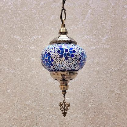Lámpara Colgante de Mosaico Turco