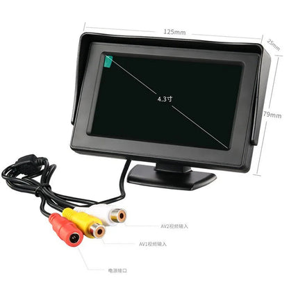 Monitor de Coche Plegable de 4.3" para Marcha Atrás