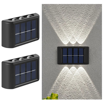 Aplique Solar LED para Pared Exterior