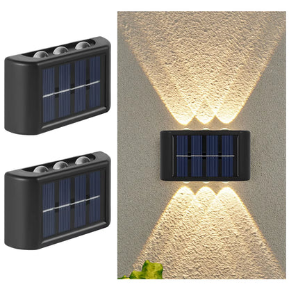 Aplique Solar LED para Pared Exterior
