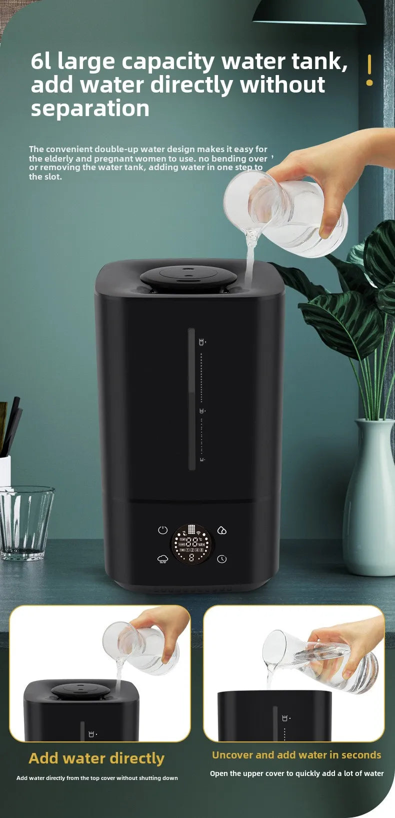 Humidificador Inteligente 6L