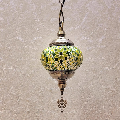 Lámpara Colgante de Mosaico Turco