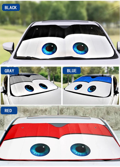 Parasol de Ojos para Parabrisas de Coche