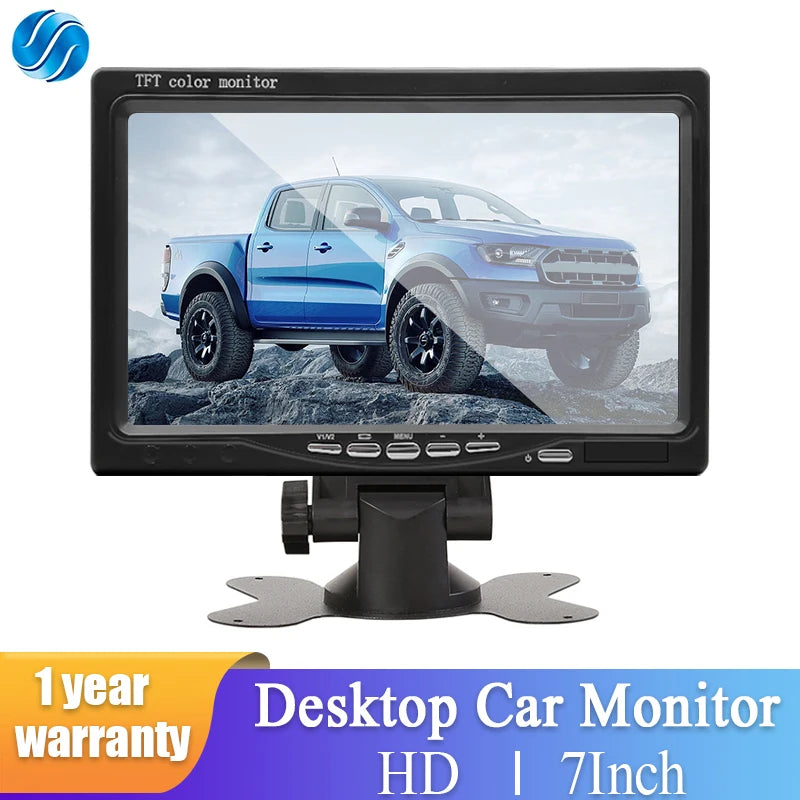 Monitor de Coche HD de 7" para Marcha Atrás