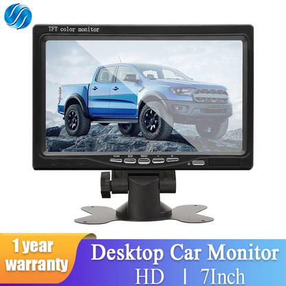 Monitor de Coche HD de 7" para Marcha Atrás