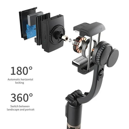 Estabilizador Gimbal Portátil con Trípode y Bluetooth