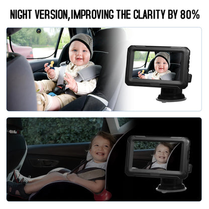 Monitor de Coche para Bebés con Visión Nocturna