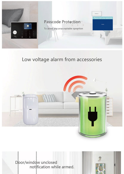 Sistema de Alarma Inteligente Wi-Fi + GSM para el Hogar