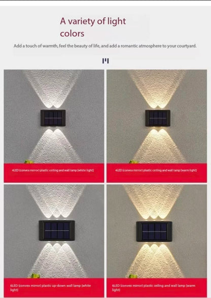 Aplique Solar LED para Pared Exterior