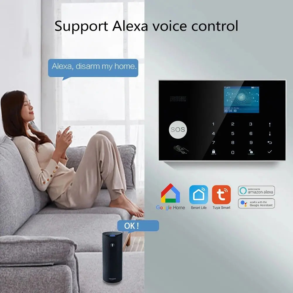 Sistema de Alarma Inteligente Wi-Fi + GSM para el Hogar